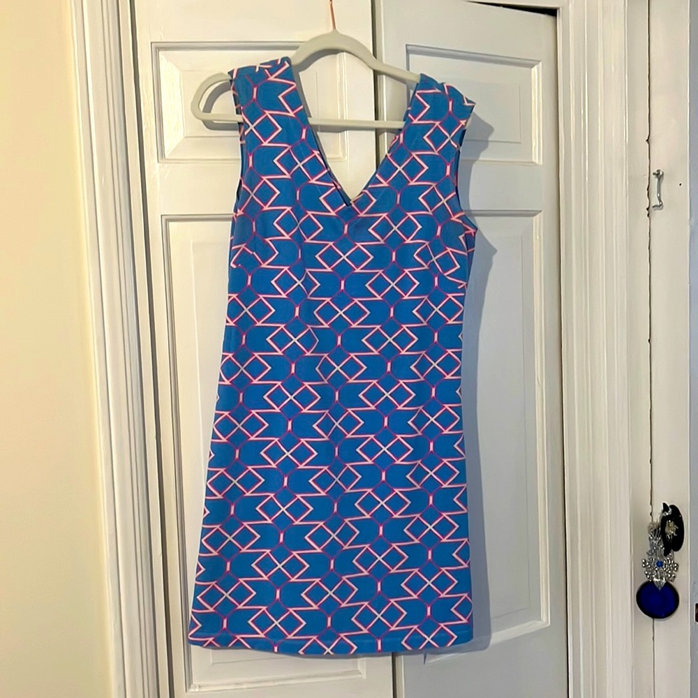 Mahi Gold Pink/White/Blue dress